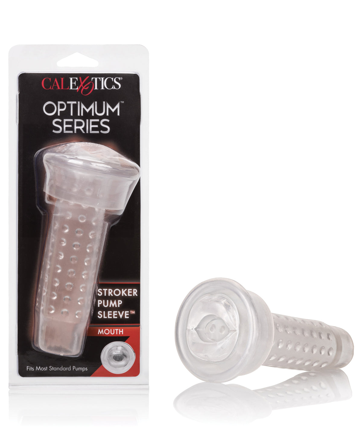 The Soft Hum Optimum Series Stroker Pump Sleeve - Mouth Clear