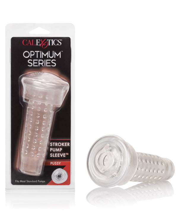 The Soft Hum Optimum Series Stroker Pump Sleeve - Pussy Clear