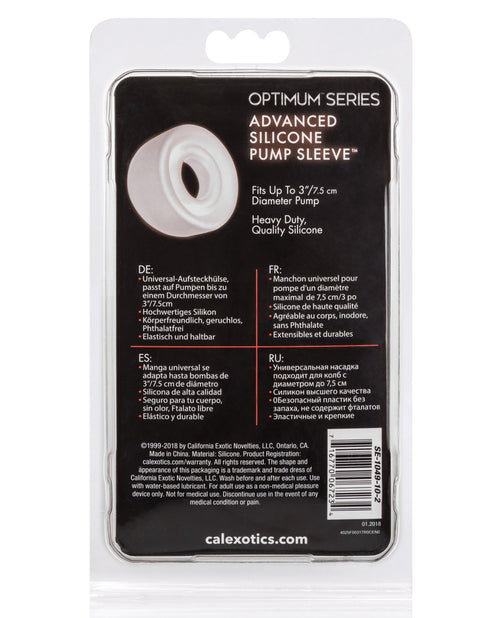 Advanced Silicone Pump Sleeve - Clear (2)