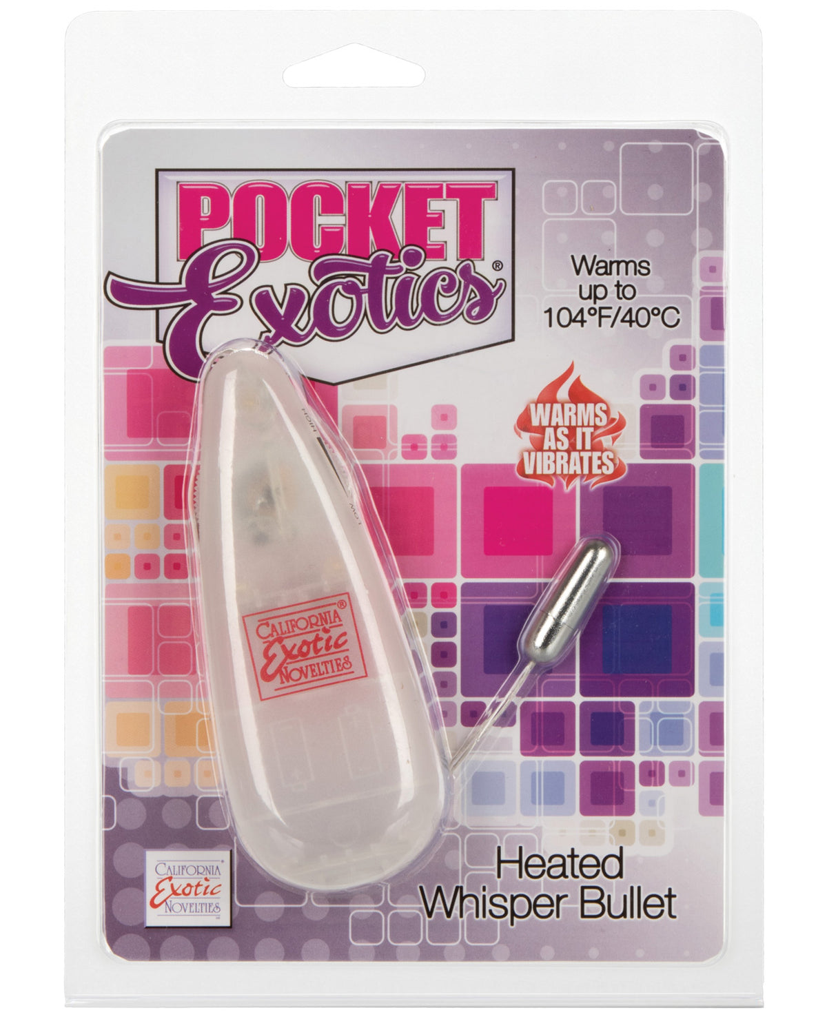 The Soft Hum Pocket Exotics Heated Whisper Bullet - Silver