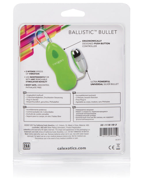 Ballistic Bullet - Green (2)