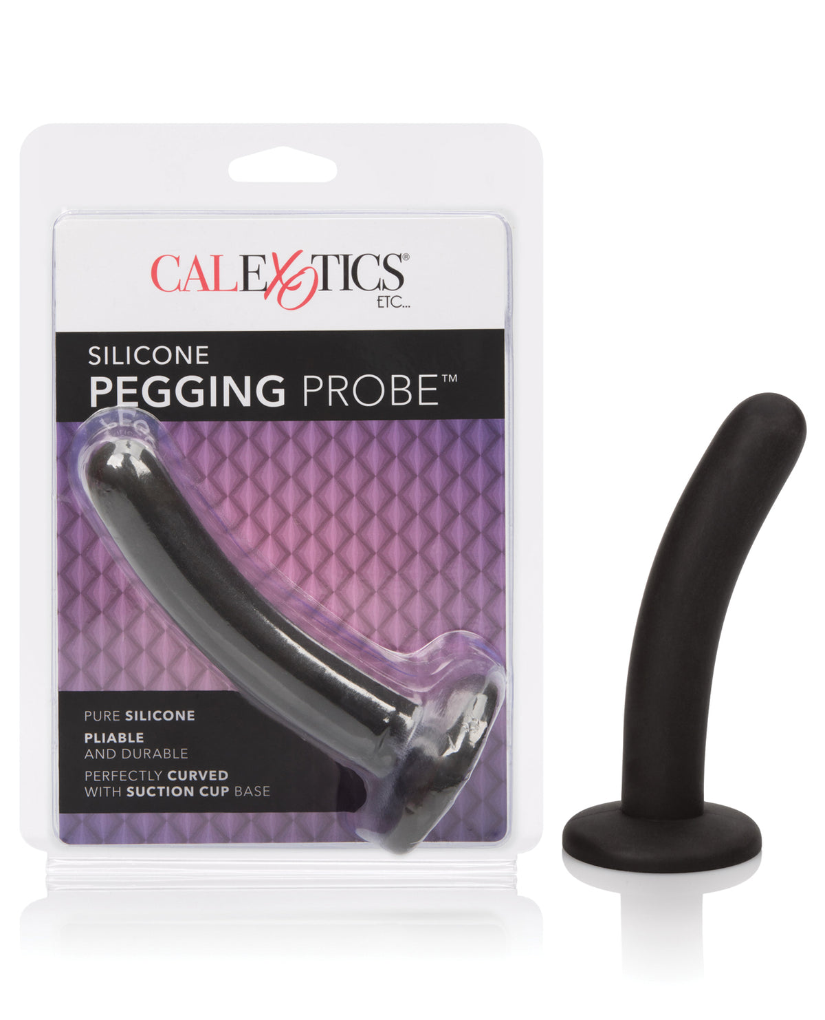 The Soft Hum Silicone Pegging Probe - Black