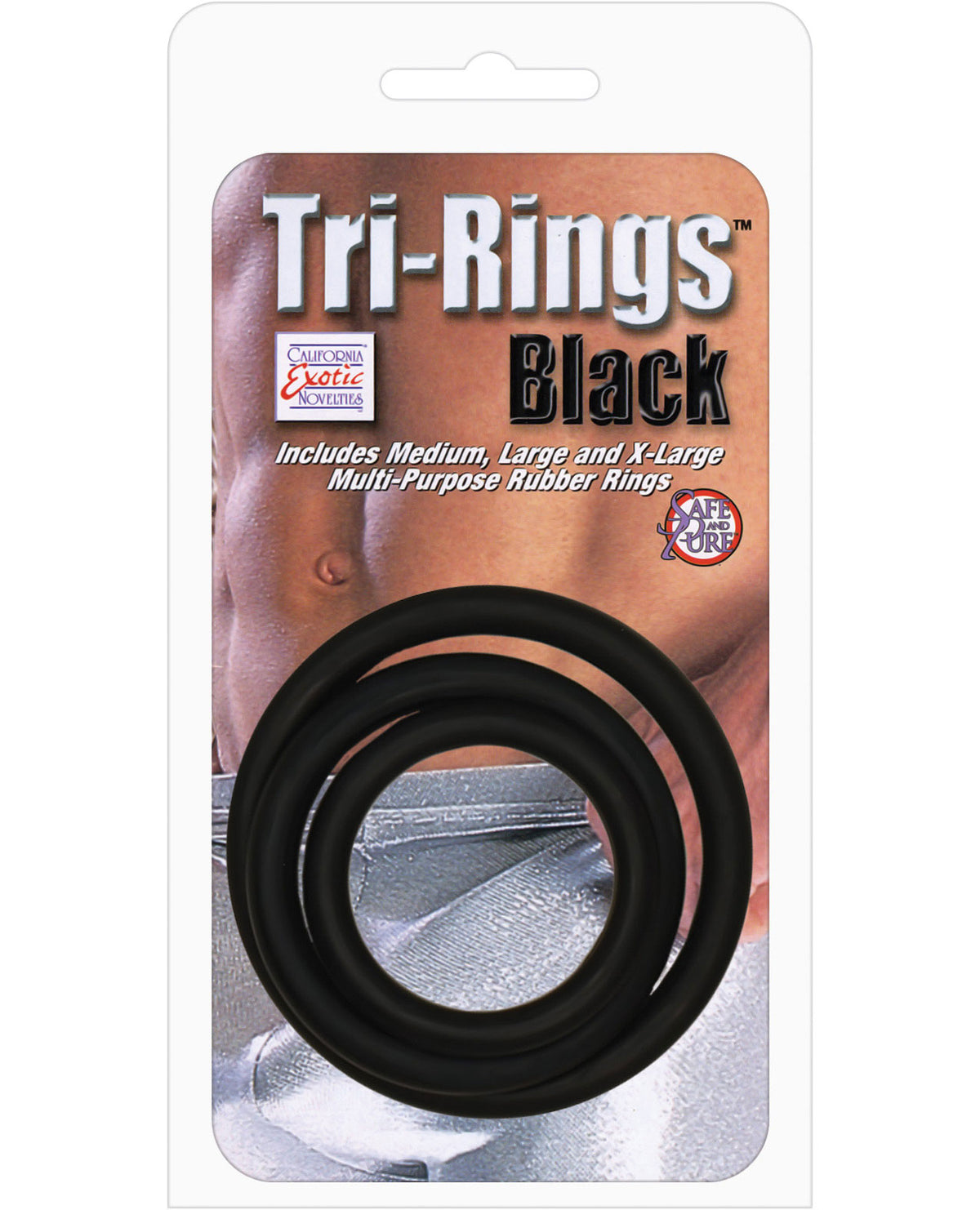The Soft Hum Tri-Rings - Black