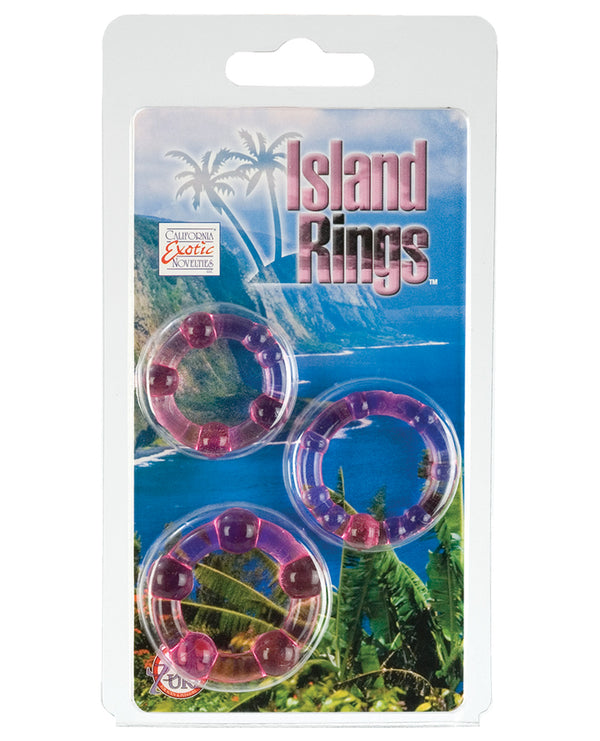 The Soft Hum Silicone Island Rings - Pink