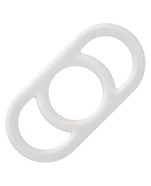 The Soft Hum Alpha Liquid Silicone Commander Cock Ring - Natural - Image 2