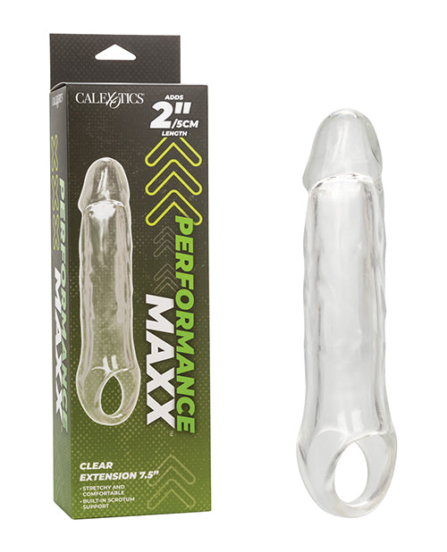 The Soft Hum Performance Maxx 7.5" Penis Extension - Clear