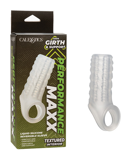 The Soft Hum Performance Maxx Liquid Silicone Sleeve - Clear