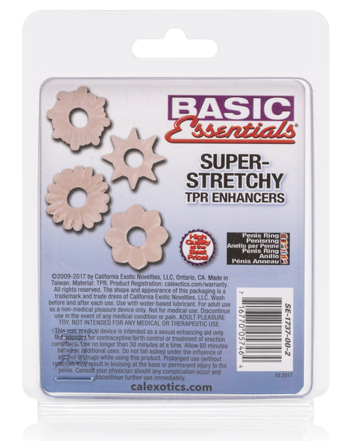 The Soft Hum Basic Essentials Rings - Clear Set of 4 - Image 2