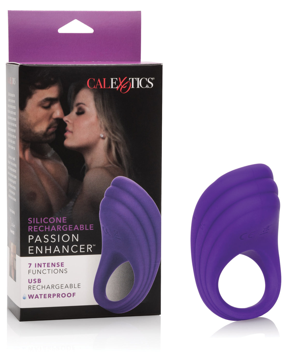 The Soft Hum Silicone Rechargeable Passion Enhancer - Purple