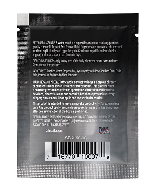 The Soft Hum After Dark Essentials Water Based Personal Lubricant Sachet - .08 oz - Image 2