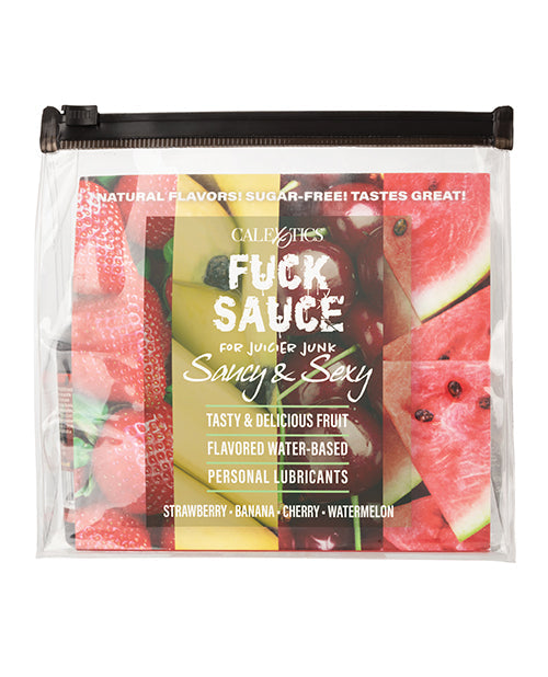 The Soft Hum Fuck Sauce Flavored Water Based Personal Lubricant Variety 4 Pack - 2 oz Each