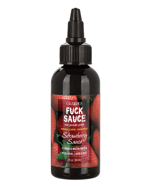 The Soft Hum Fuck Sauce Flavored Water Based Personal Lubricant - 2 oz Strawberry