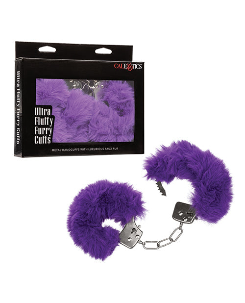The Soft Hum Ultra Fluffy Furry Cuffs - Purple