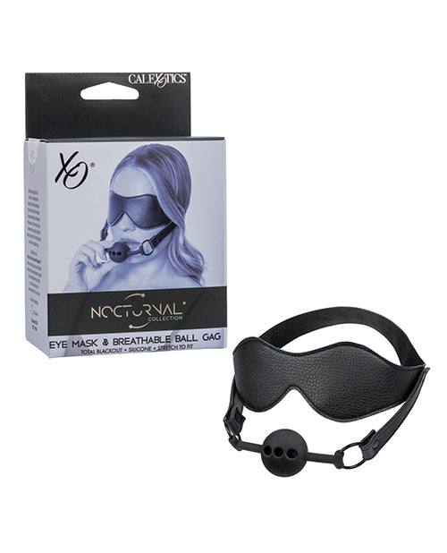 The Soft Hum Nocturnal Collection Eye Mask &amp; Breathable Ball Gag