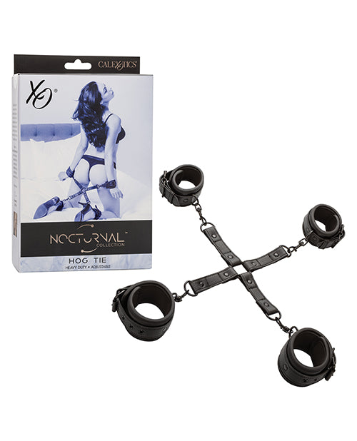 The Soft Hum Nocturnal Collection Adjustable Hog Tie - Black