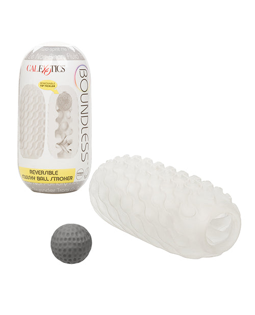 The Soft Hum Boundless Reversible Squishy Ball Stroker - Smoke