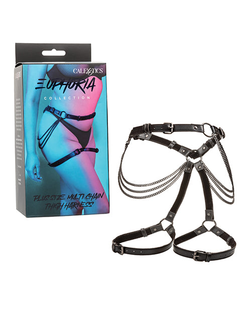 The Soft Hum Euphoria Collection Plus Size Multi Chain Thigh Harness