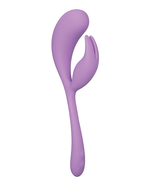 The Soft Hum Elle Liquid Silicone Dual Flicker - Purple