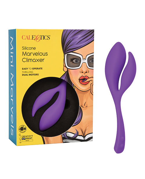 The Soft Hum Mini Marvels Silicone Marvelous Climaxer - Purple
