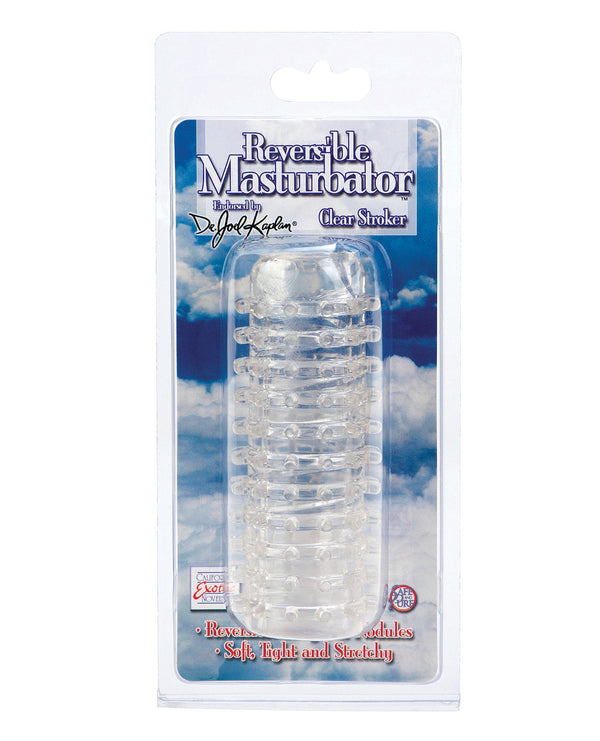 The Soft Hum Dr. Joel Kaplan Reversible Masturbator - Clear