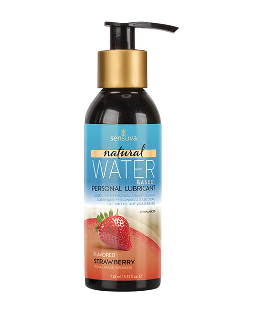 The Soft Hum Sensuva Natural Based Personal Moisturizer - 4.23 oz Strawberry