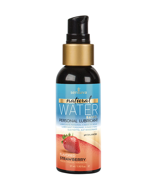 The Soft Hum Sensuva Natural Water Based Personal Moisturizer - 1.93 oz Strawberry