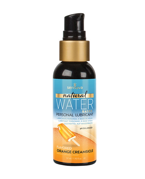The Soft Hum Sensuva Natural Water Based Personal Moisturizer - 1.93 oz Orange Creamsicle