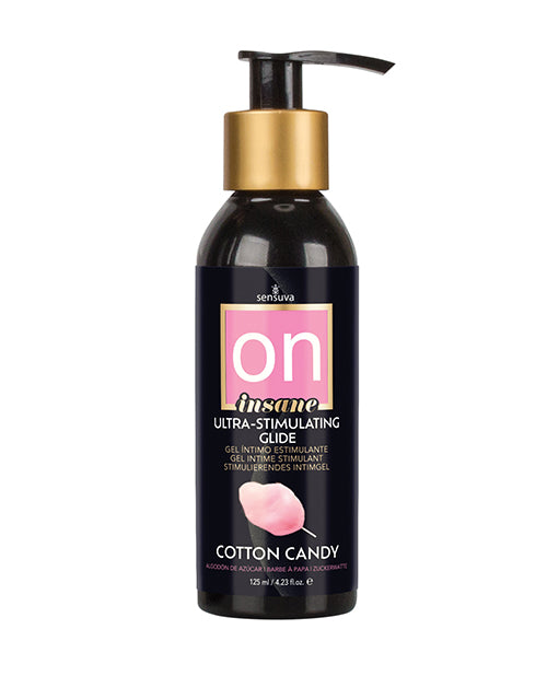 The Soft Hum ON Insane Ultra Stimulating Glide - 4.23 oz Cotton Candy