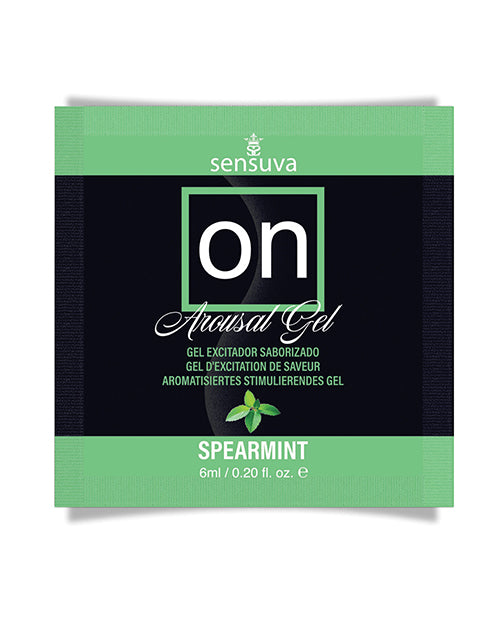 The Soft Hum ON For Her Arousal Gel Single Use Packet - 6 ml Spearmint