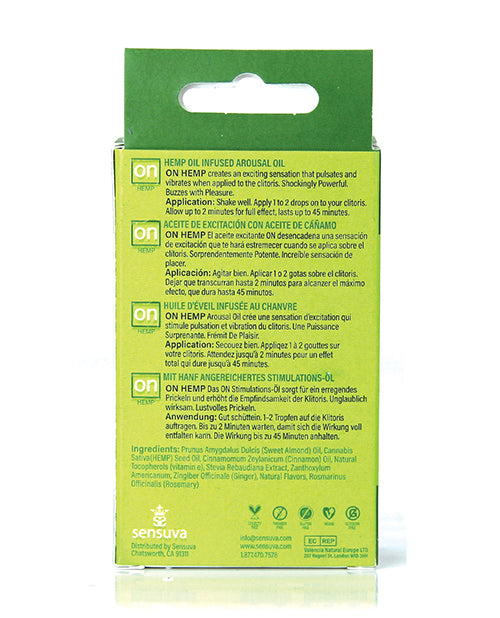 The Soft Hum ON Hemp Arousal Oil Medium Box - 5 ml