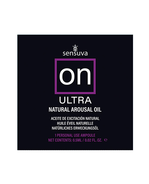 The Soft Hum ON Ultra Arousal Oil for Her - Single Use Ampoule Packet