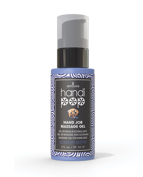 The Soft Hum Handipop Hand Job Massage Gel - 2 oz Bottle Blueberry Muffin