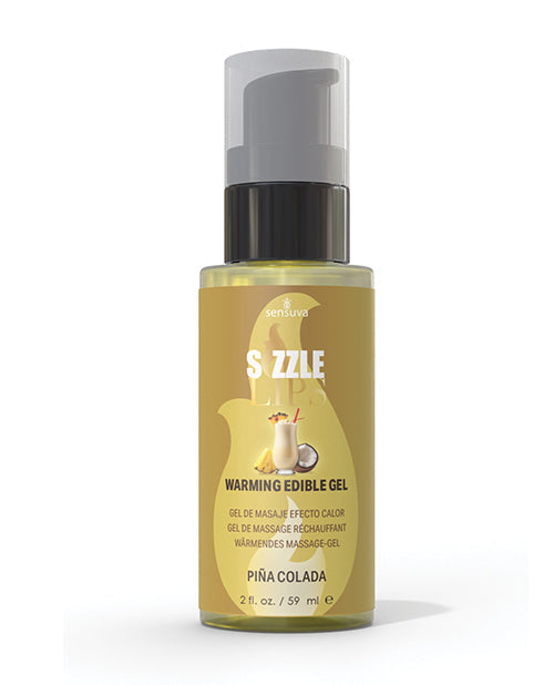 The Soft Hum Sizzle Lips Warming Gel - 2 oz Pina Colada