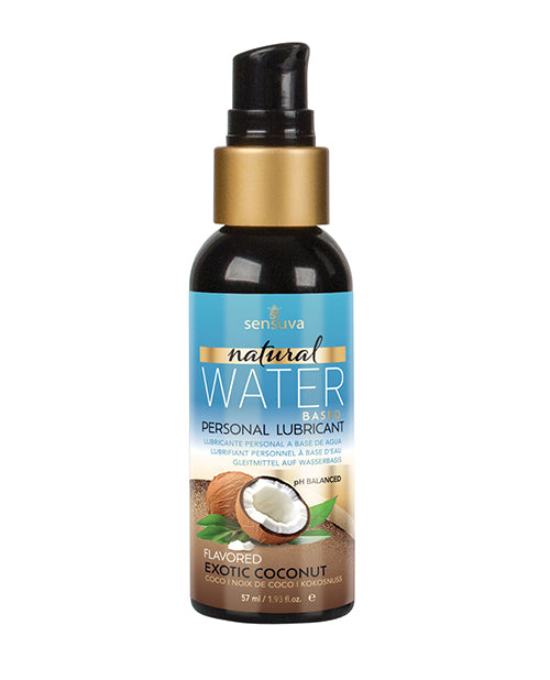 The Soft Hum Sensuva Natural Water Based Personal Moisturizer - 1.93 oz Exotic Coconut