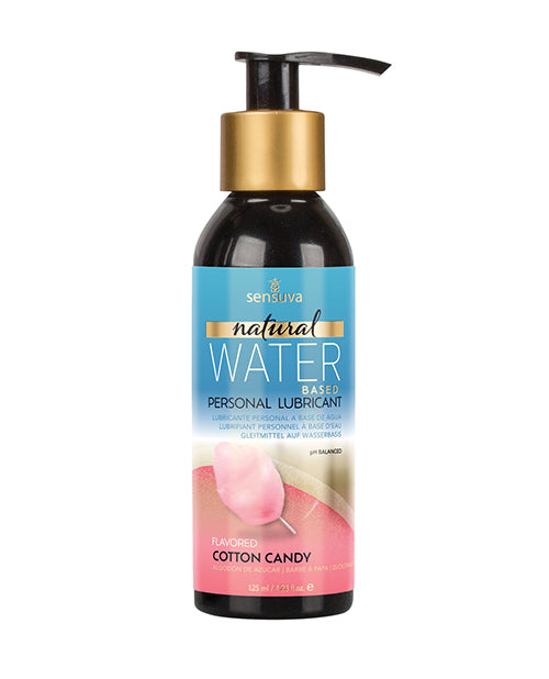The Soft Hum Sensuva Natural Water Based Personal Moisturizer - 4.23 oz Cotton Candy