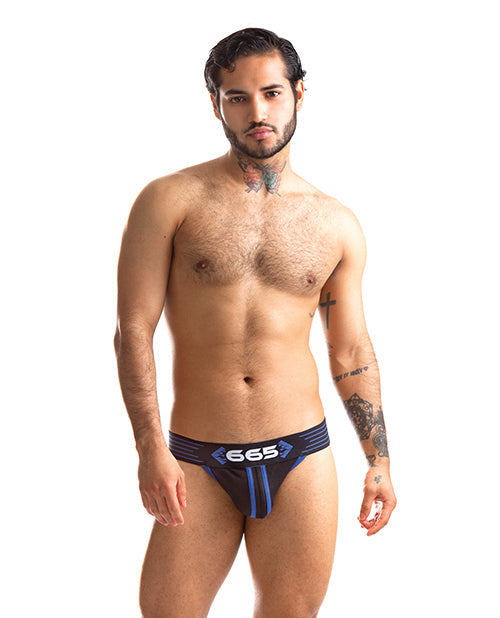 The Soft Hum 665 Rally Jockstrap - XL Blue - Image 2