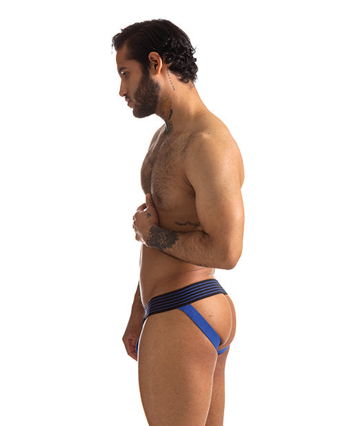 The Soft Hum 665 Rally Jockstrap - XL Blue - Image 3