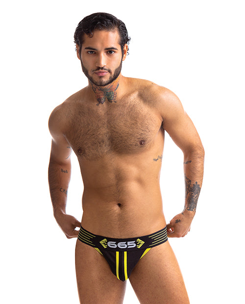 The Soft Hum 665 Rally Jockstrap - XL Yellow - Image 2