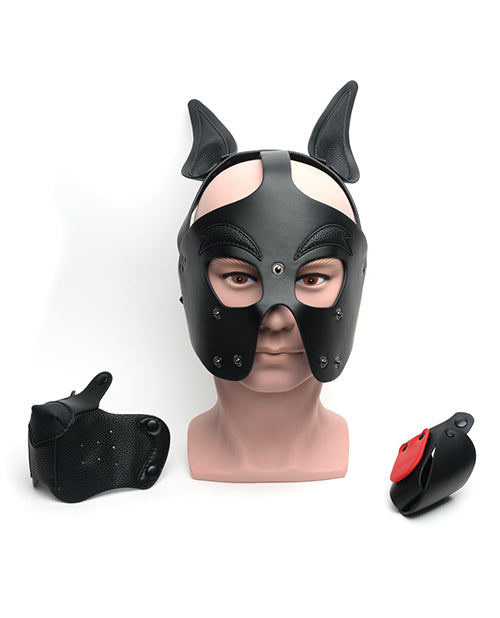The Soft Hum 665 Playful Pup Hood - O/S Black - Image 4
