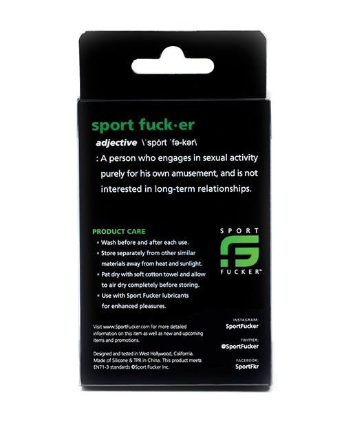 The Soft Hum Sport Fucker Chubby Cockring - Ice Blue