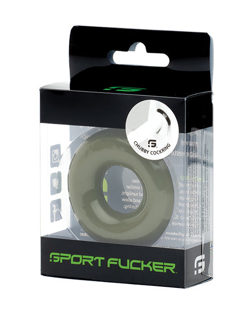 The Soft Hum Sport Fucker Chubby Cockring - Army Green