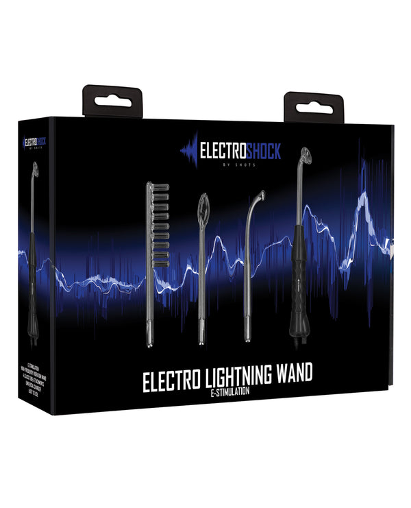 The Soft Hum Shots Electroshock Lightning Wand - Black