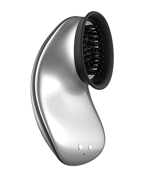 The Soft Hum Shots Twitch Innovation Hands Free Clitoral Stimulator - Silver