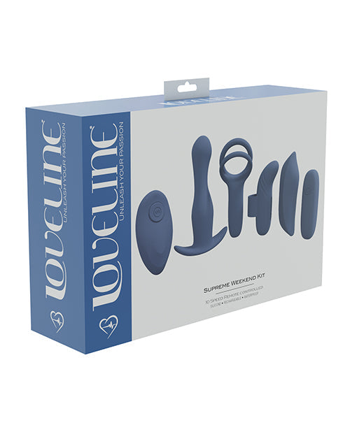 The Soft Hum Shots LoveLine Supreme Weekend Kit - Blue Grey