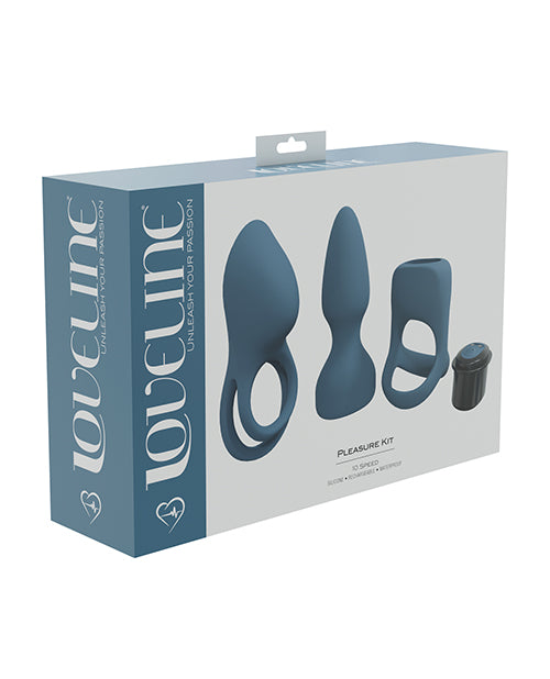 The Soft Hum Shots LoveLine Pleasure Kit - Blue Grey