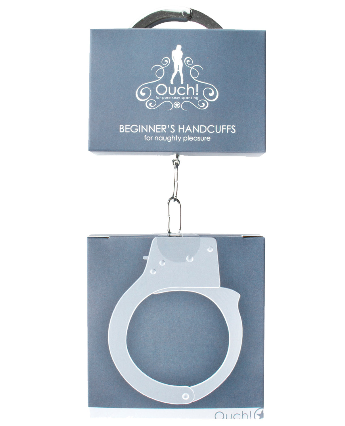 The Soft Hum Shots Ouch Beginner's Handcuffs - Metal
