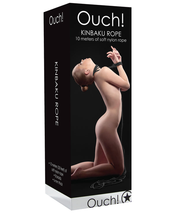 The Soft Hum Shots Ouch Kinbaku Rope - Black