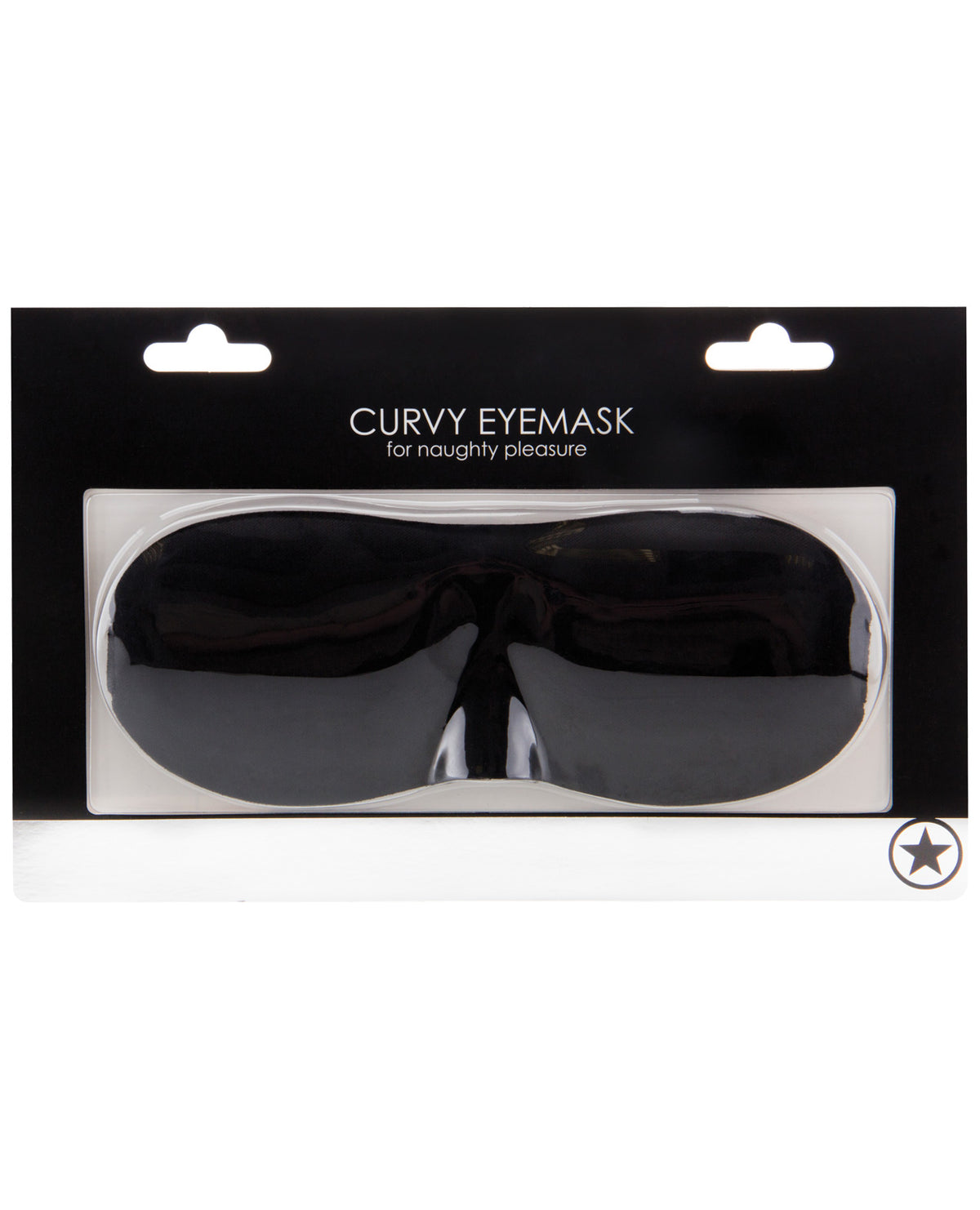The Soft Hum Shots Ouch Curvy Eye Mask - Black