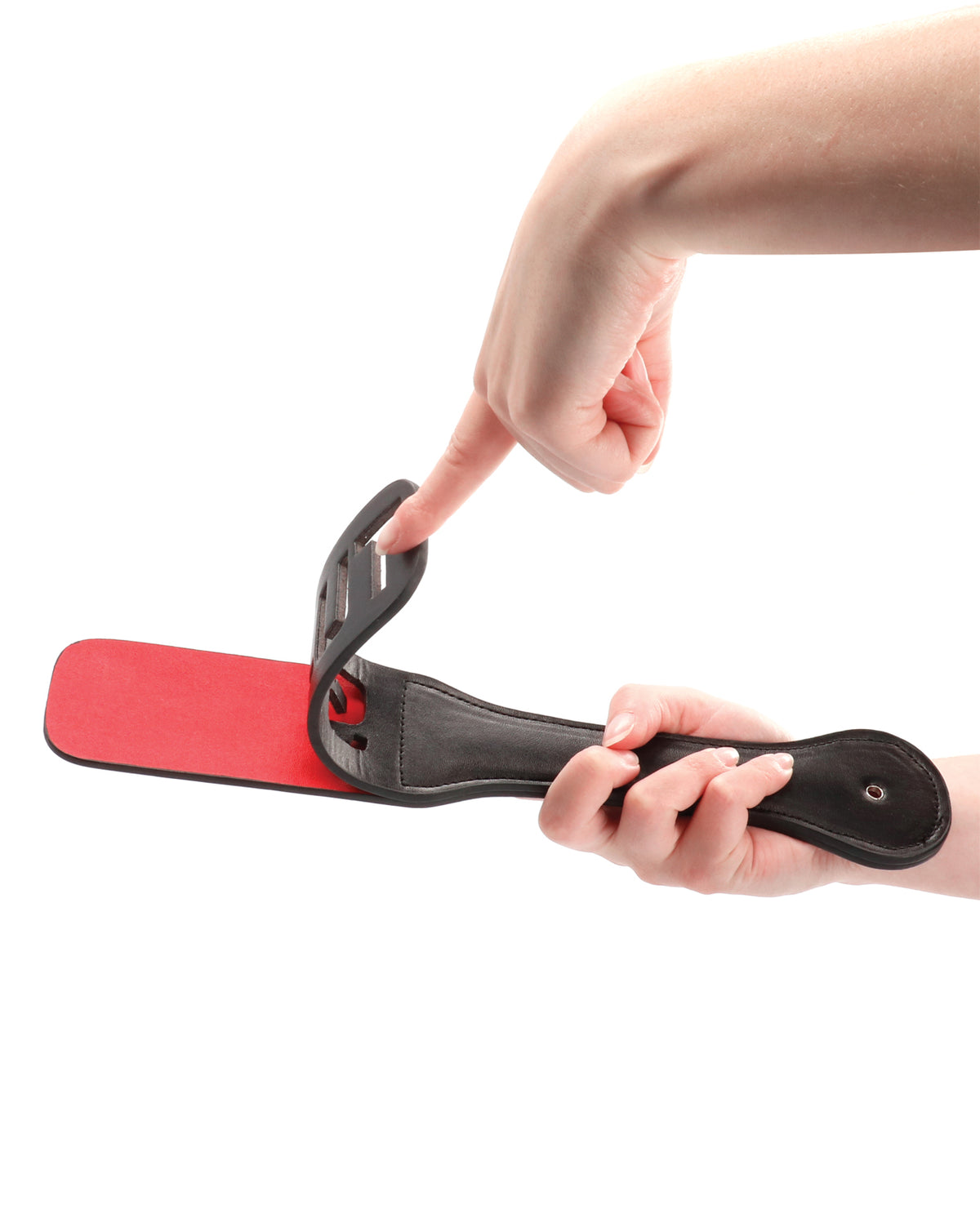 The Soft Hum Shots Ouch Slut Paddle - Black