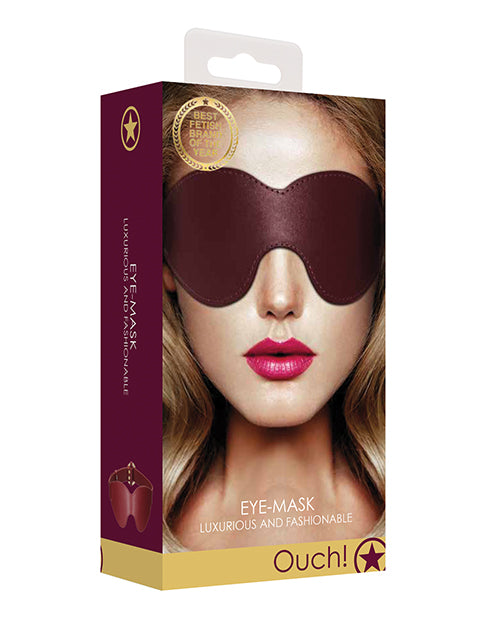 The Soft Hum Shots Ouch Halo Eyemask - Burgundy